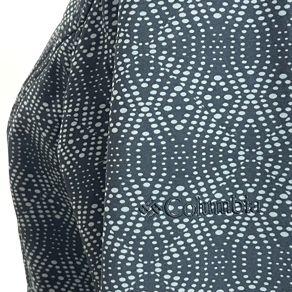 Columbia Jacket Asymmetrical Zip Omni-Shield Softshell Hooded Black Gray Medium - Picture 6 of 17